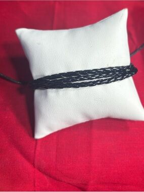 New Men's Leather Wrap Adjustable Bracelet